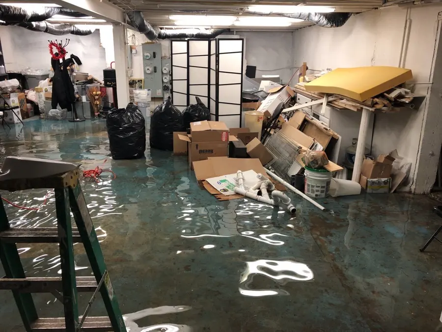 Category 3 black water backup cleanup in an Antioch, IL home